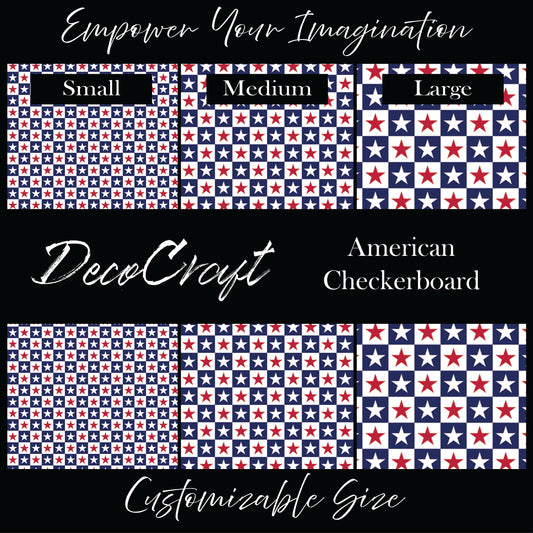 DecoCraft - Americana - Checkerboard