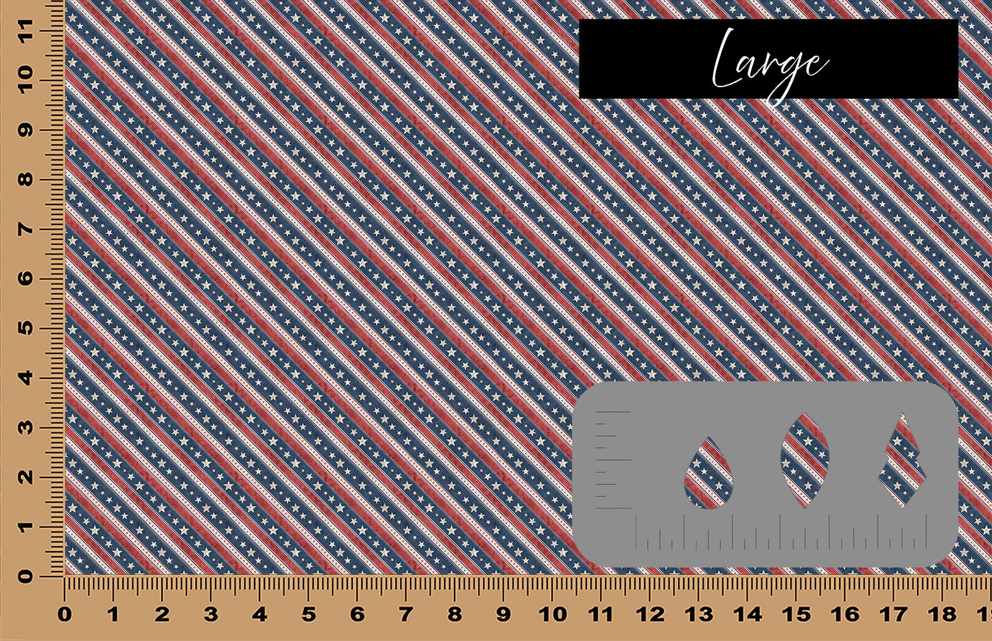 DecoCraft - Americana - Rustic Stripes
