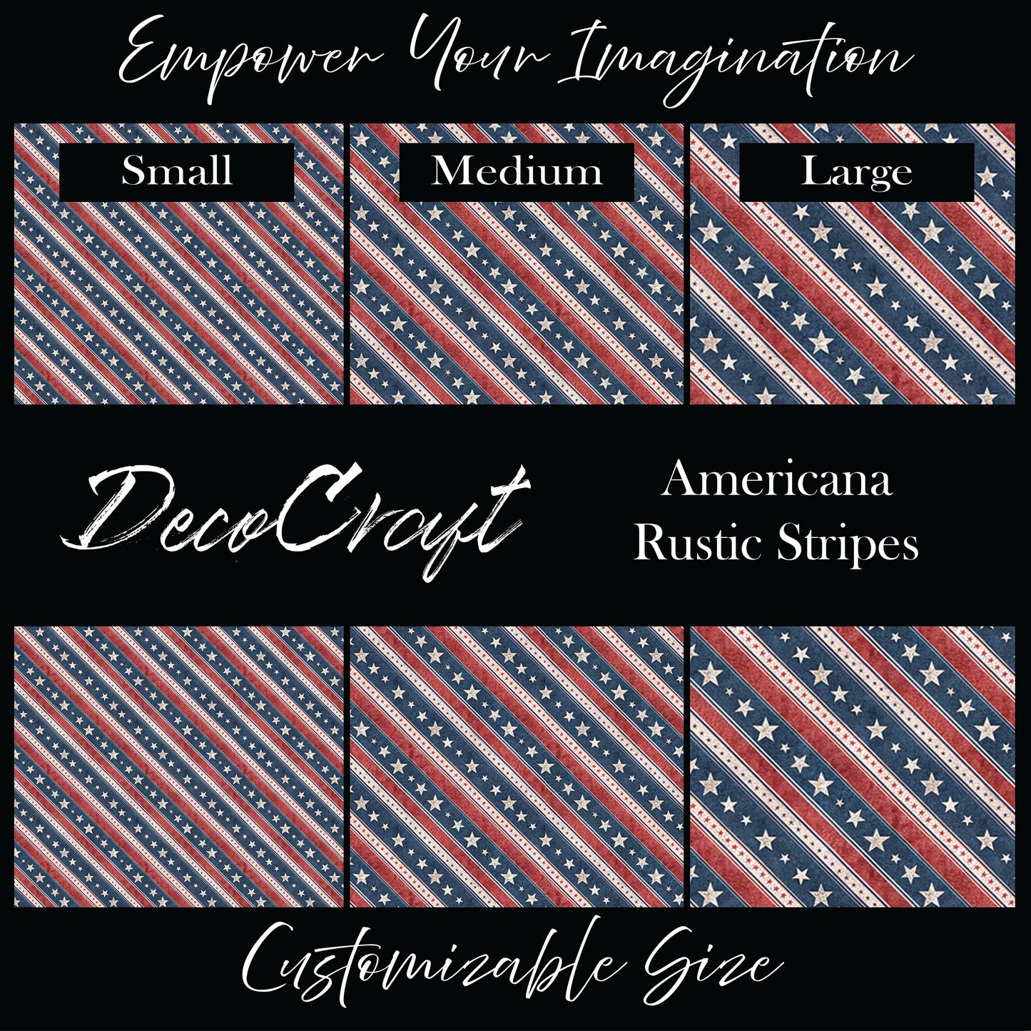DecoCraft - Americana - Rustic Stripes