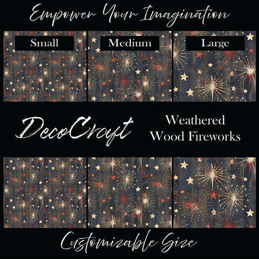 DecoCraft - Americana - Weathered Wood Fireworks