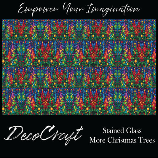 DecoCraft - Stained Glass - More Christmas Trees