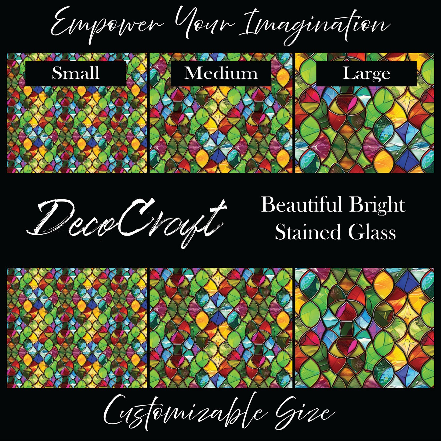 DecoCraft - Stained Glass - Beautiful & Bright