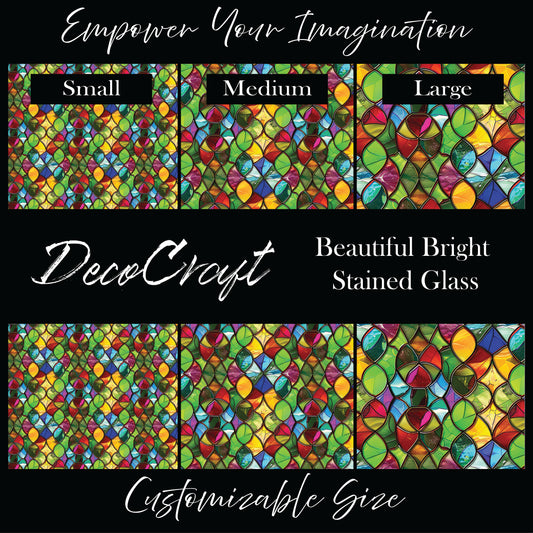 DecoCraft - Stained Glass - Beautiful & Bright