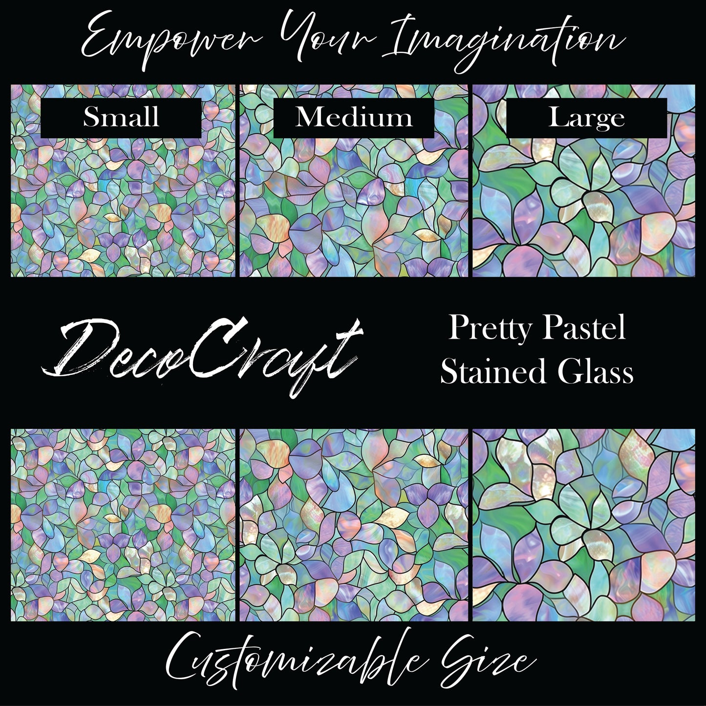 DecoCraft - Stained Glass - Pretty Pastel