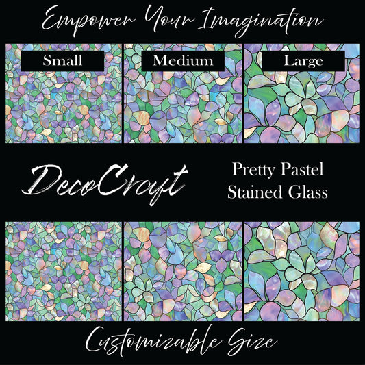 DecoCraft - Stained Glass - Pretty Pastel