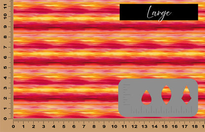DecoCraft - Skies & Landscapes - Abstract Orange Red Sunset
