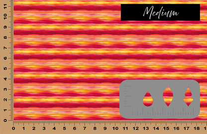DecoCraft - Skies & Landscapes - Abstract Orange Red Sunset