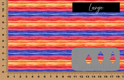 DecoCraft - Skies & Landscapes - Abstract Orange, Red, & Blue Sunset