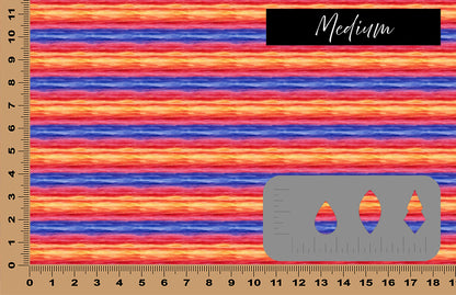 DecoCraft - Skies & Landscapes - Abstract Orange, Red, & Blue Sunset
