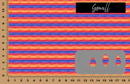 DecoCraft - Skies & Landscapes - Abstract Orange, Red, & Blue Sunset