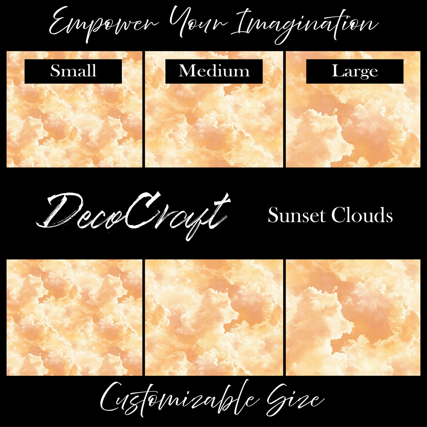 DecoCraft - Skies & Landscapes - Sunset Clouds