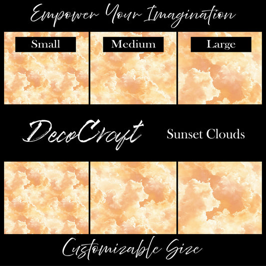 DecoCraft - Skies & Landscapes - Sunset Clouds