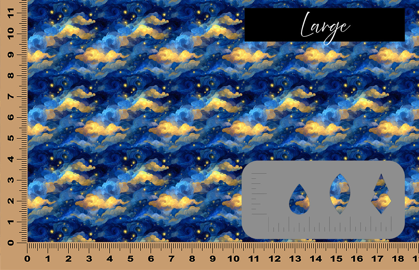 DecoCraft - Skies & Landscapes - Abstract Night Sky