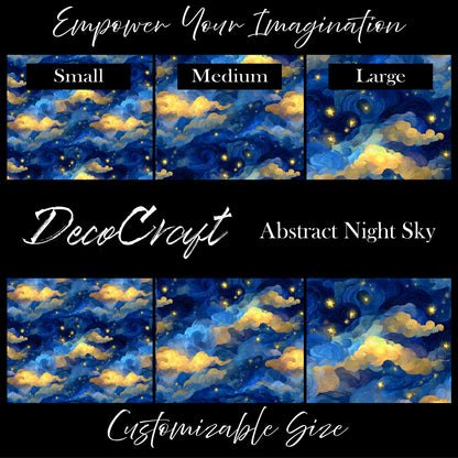 DecoCraft - Skies & Landscapes - Abstract Night Sky