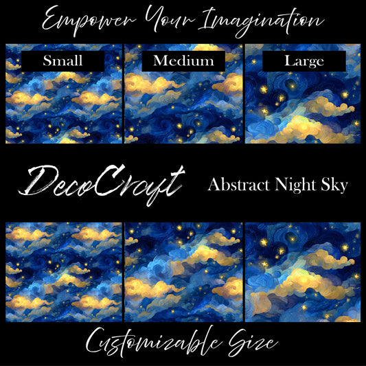 DecoCraft - Skies & Landscapes - Abstract Night Sky