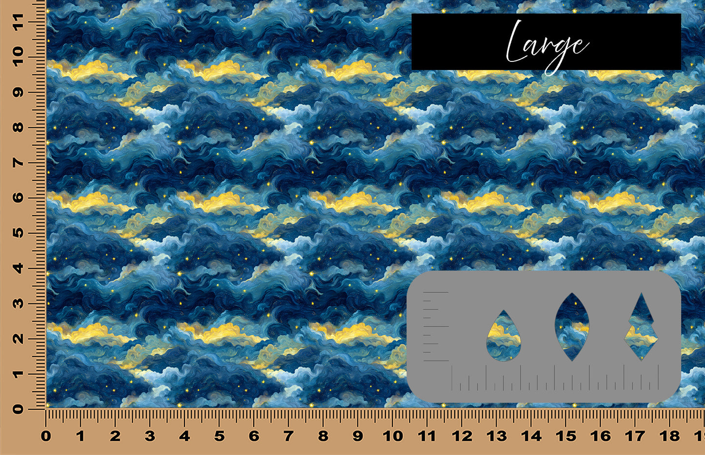 DecoCraft - Skies & Landscapes - More Abstract Night Sky