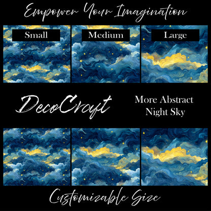 DecoCraft - Skies & Landscapes - More Abstract Night Sky