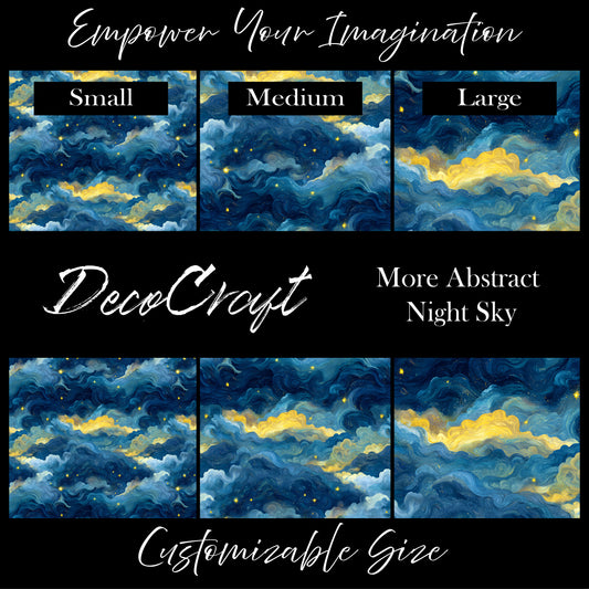 DecoCraft - Skies & Landscapes - More Abstract Night Sky