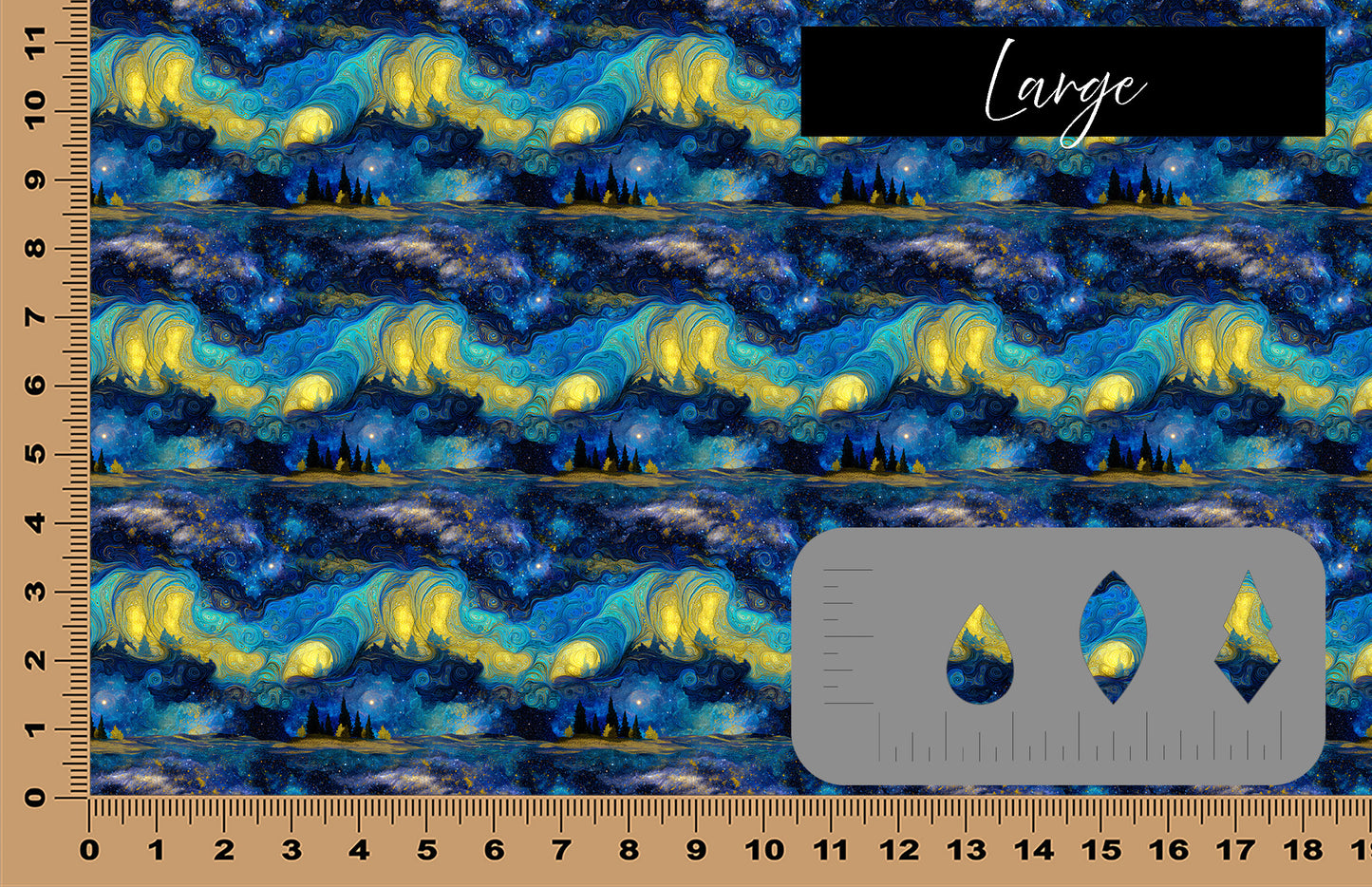 DecoCraft - Skies & Landscapes - Abstract Northern Lights