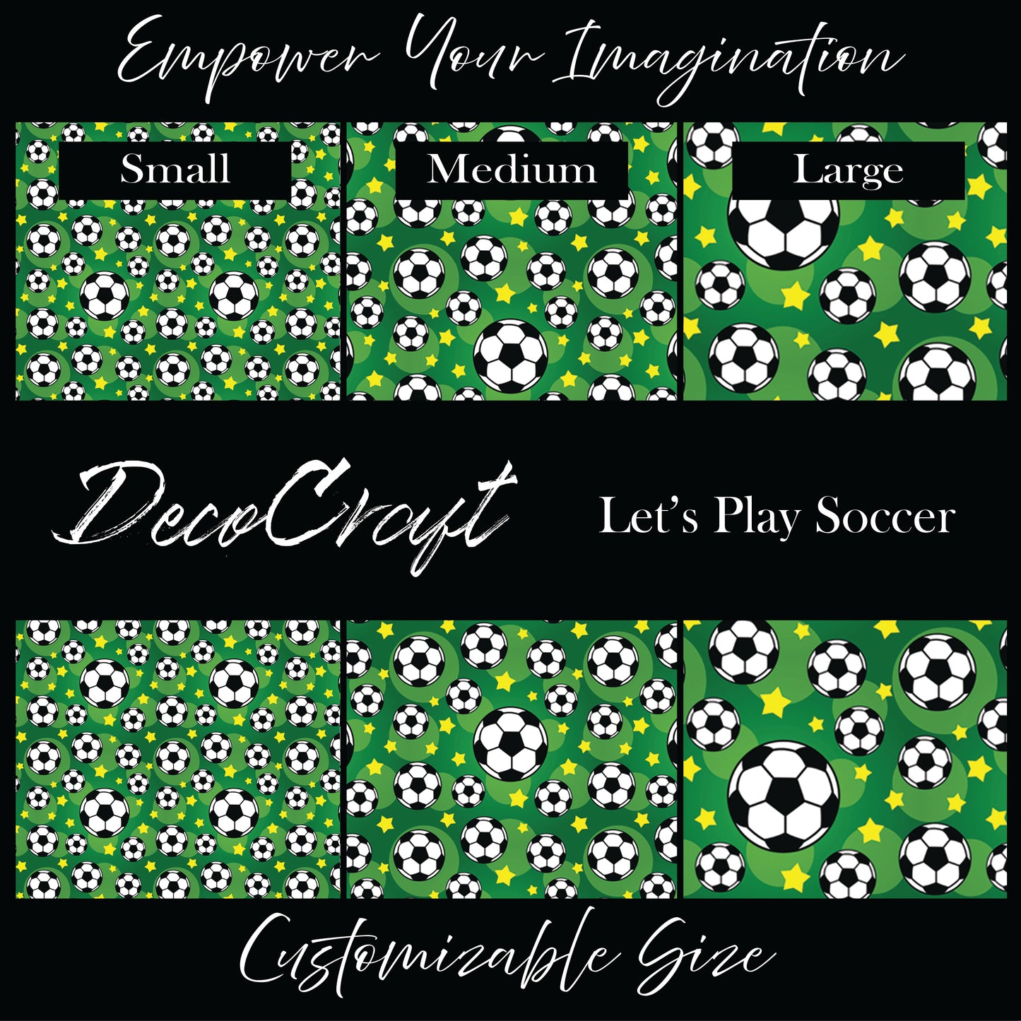 DecoCraft - Sports - Let's Play Soccer