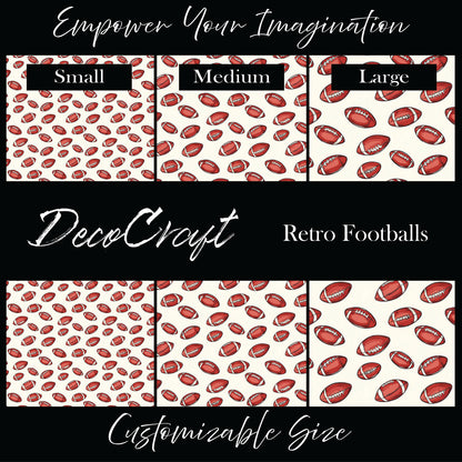 DecoCraft - Sports - Retro Footballs