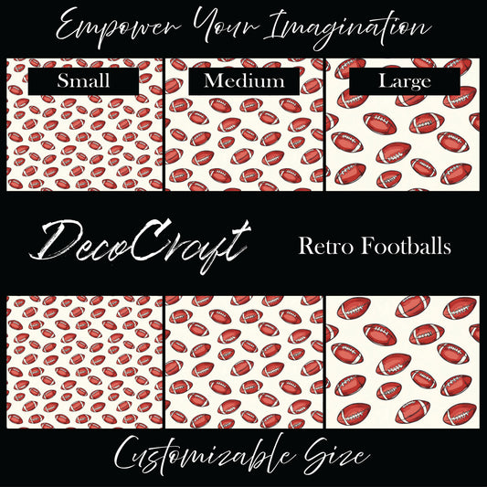 DecoCraft - Sports - Retro Footballs