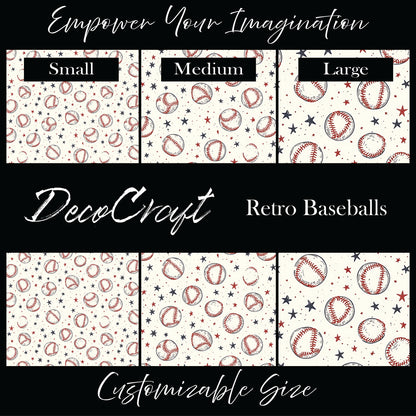 DecoCraft - Sports - Retro Baseballs