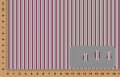 DecoCraft - Stripes - Purple & Black Stripes