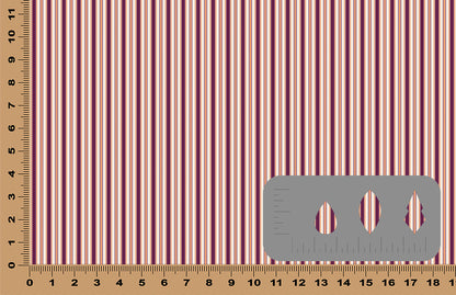 DecoCraft - Stripes - Purple & Orange Stripes