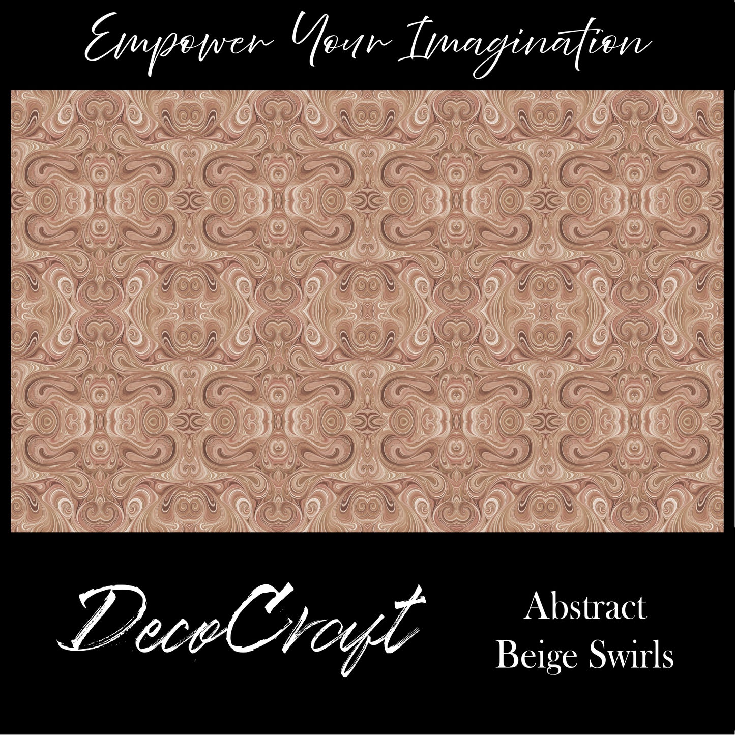 DecoCraft - Swirls - Abstract Swirls Beige