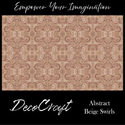 DecoCraft - Swirls - Abstract Swirls Beige