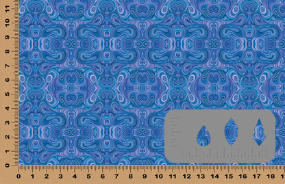 DecoCraft - Swirls - Abstract Swirls Blue