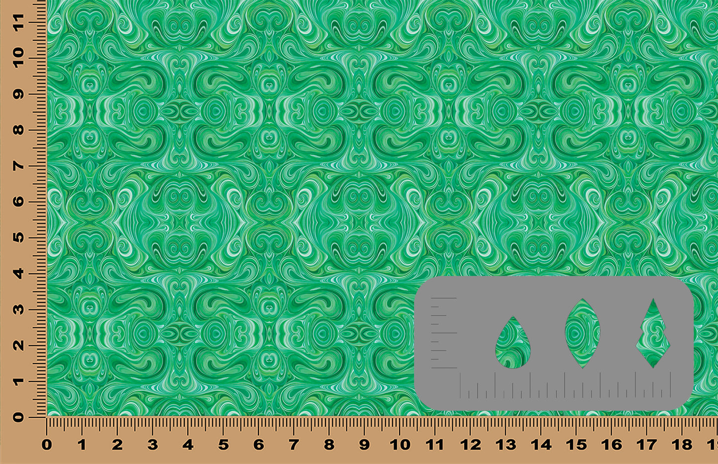 DecoCraft - Swirls - Abstract Swirls Green