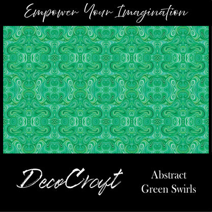 DecoCraft - Swirls - Abstract Swirls Green