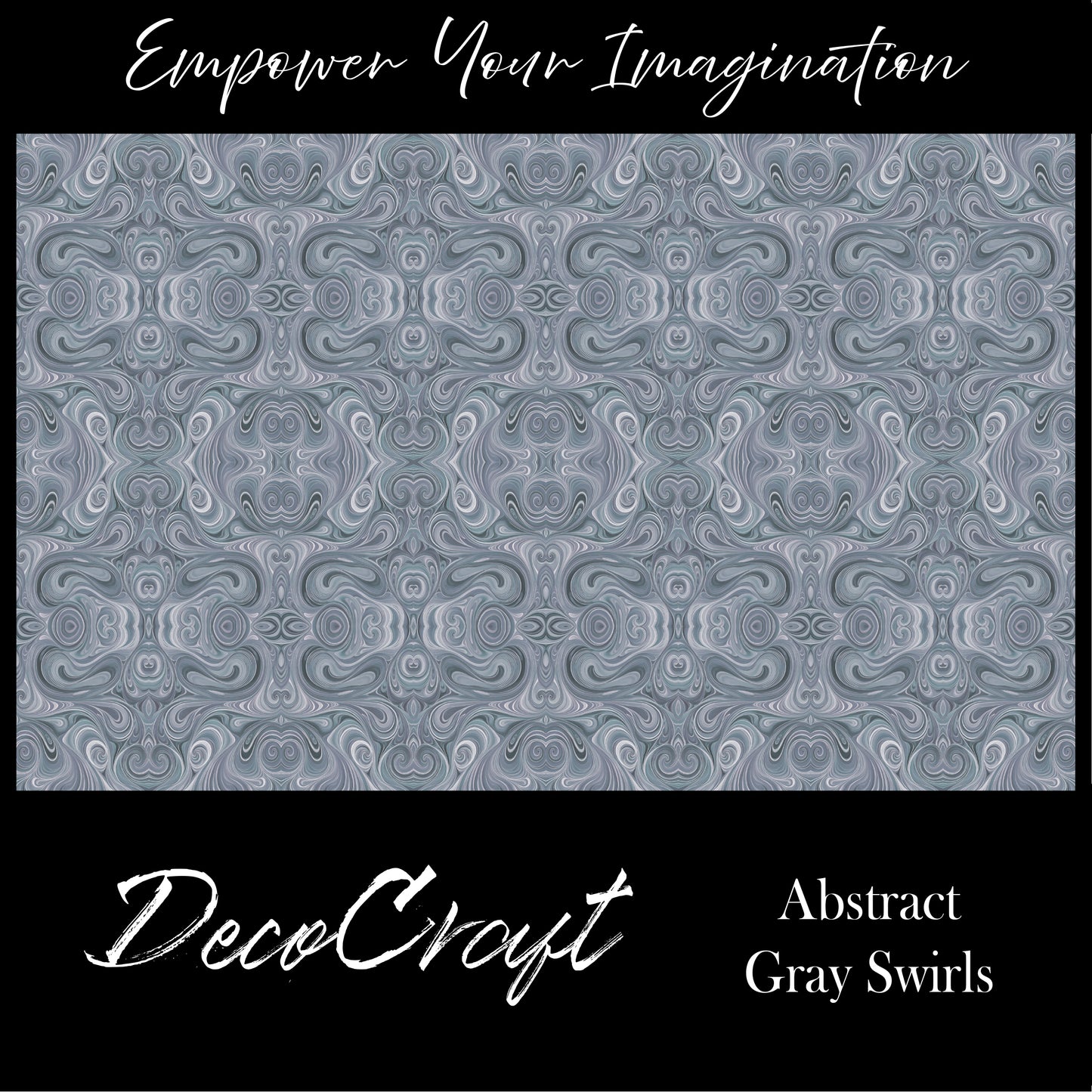 DecoCraft - Swirls - Abstract Swirls Gray
