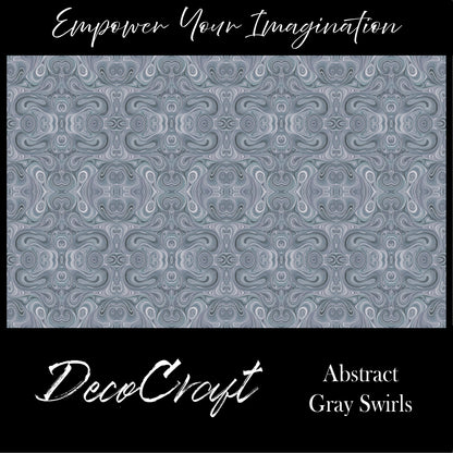 DecoCraft - Swirls - Abstract Swirls Gray