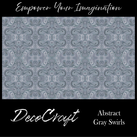 DecoCraft - Swirls - Abstract Swirls Gray