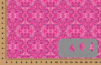 DecoCraft - Swirls - Abstract Swirls Pink