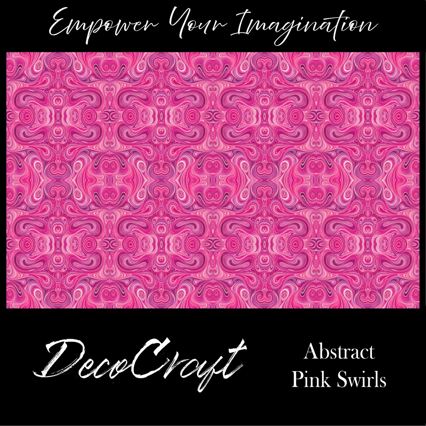 DecoCraft - Swirls - Abstract Swirls Pink
