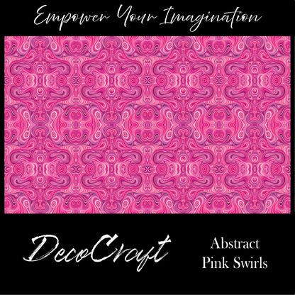 DecoCraft - Swirls - Abstract Swirls Pink