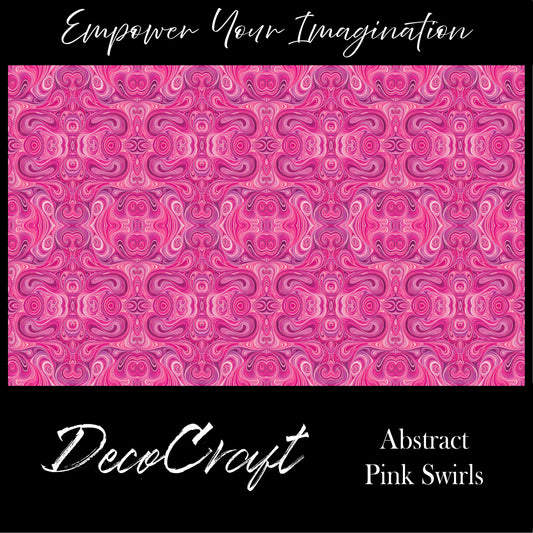 DecoCraft - Swirls - Abstract Swirls Pink