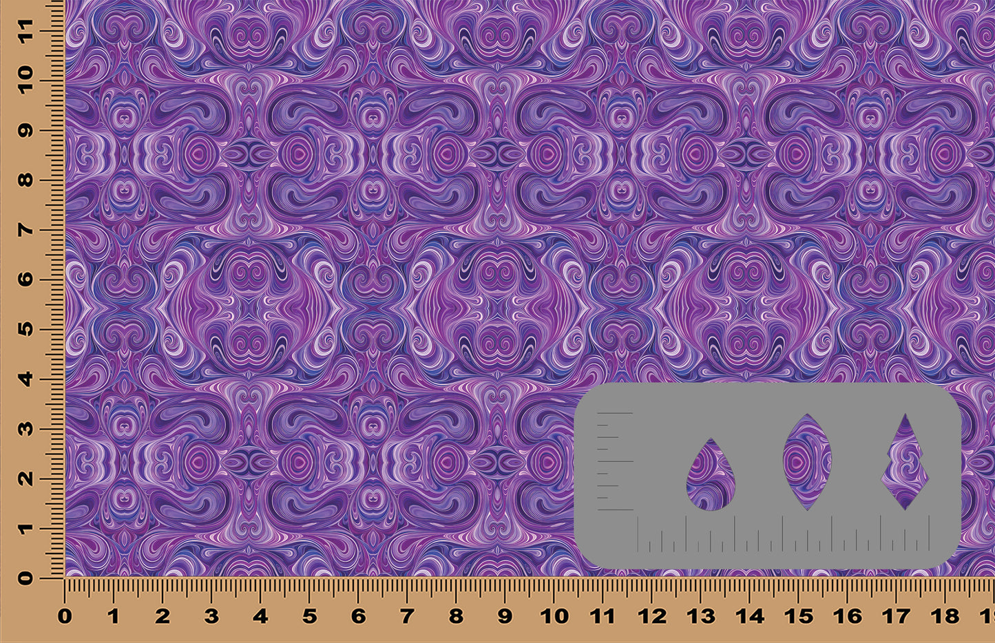 DecoCraft - Swirls - Abstract Swirls Purple