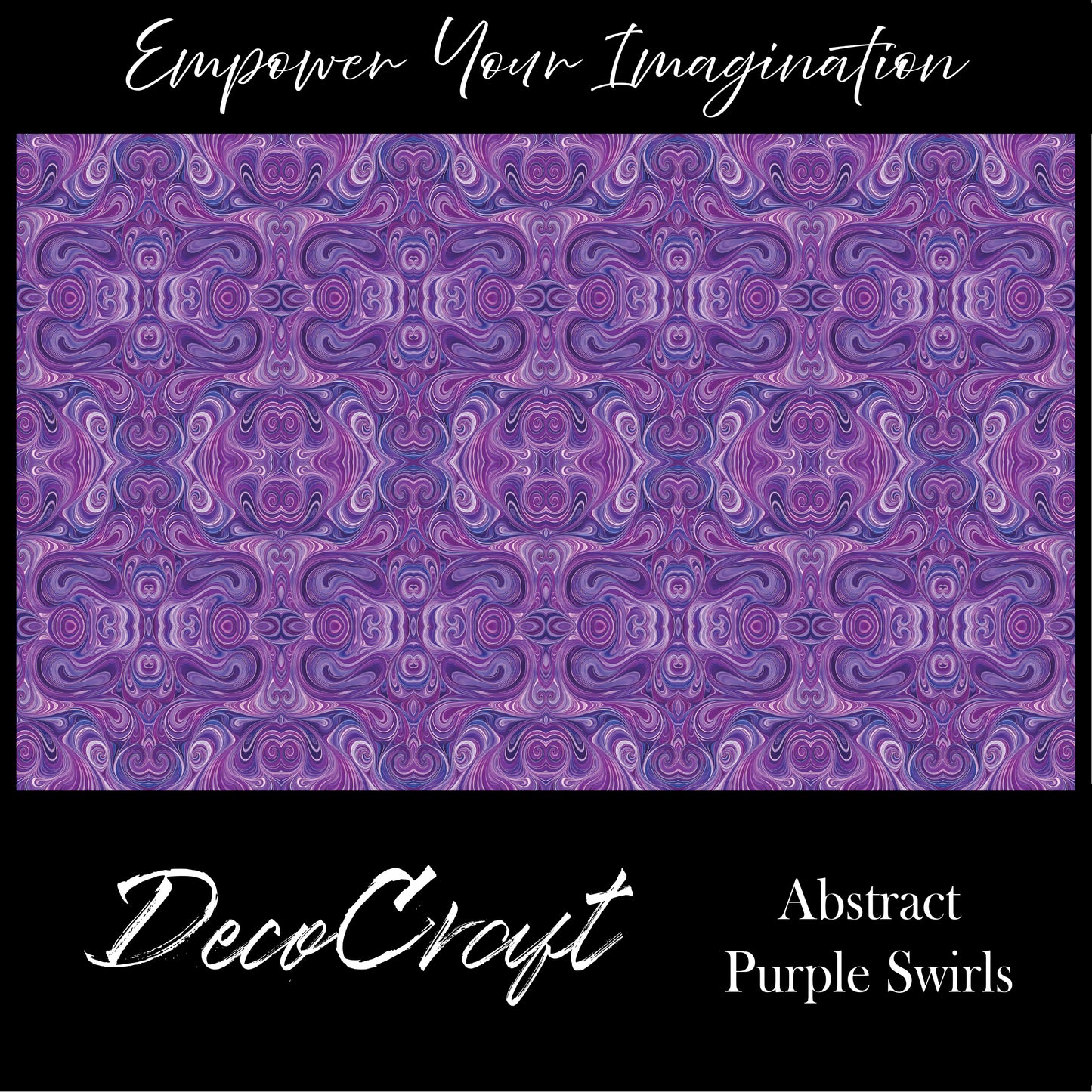 DecoCraft - Swirls - Abstract Swirls Purple