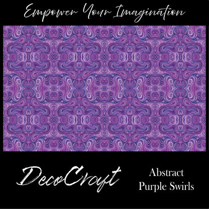 DecoCraft - Swirls - Abstract Swirls Purple