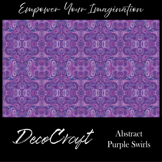 DecoCraft - Swirls - Abstract Swirls Purple