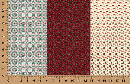 DecoCraft - Trios - Retro Christmas Trio