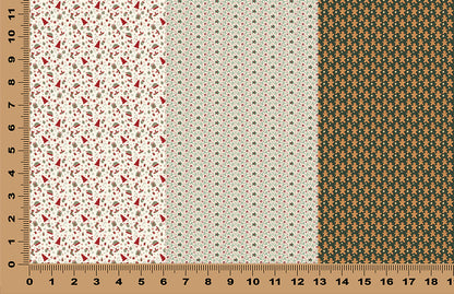 DecoCraft - Trios - Homespun Christmas Trio