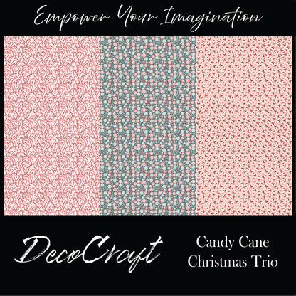 DecoCraft - Trios - Candy Cane Christmas Trio