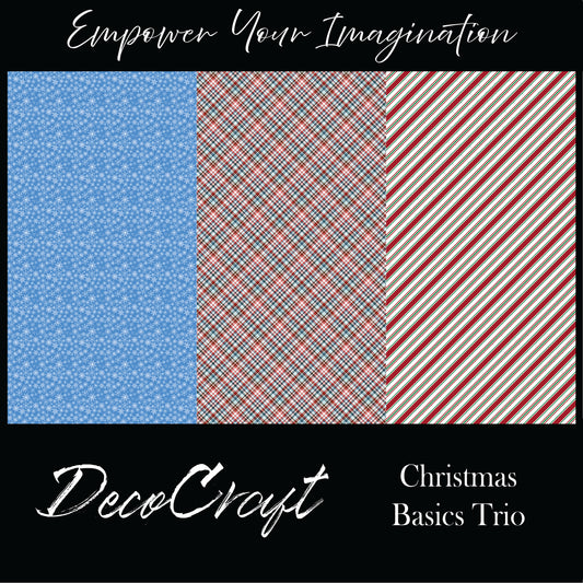 DecoCraft - Trios - Christmas Basics Trio