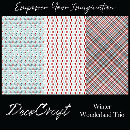 DecoCraft - Trios - Winter Wonderland Trio